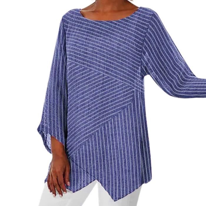 Tunique Chemisier Taille 44 – Couleur Saumon, Polyester, Manches Courtes, Occasion Impeccable