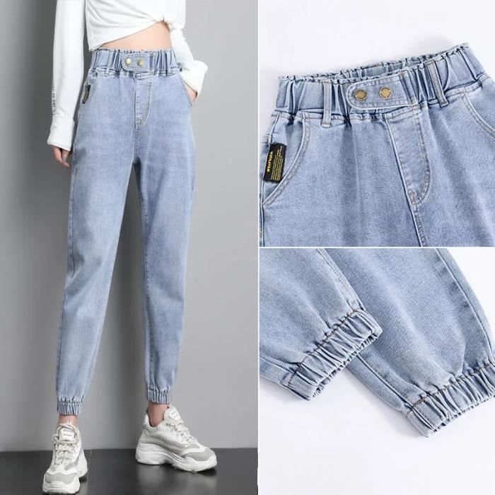 Jeans longs femmes - Taille élastique Sarouel - FR33XFM