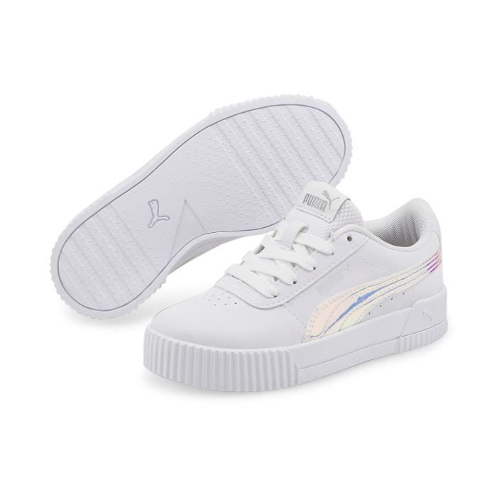 Puma blanche discount et argent