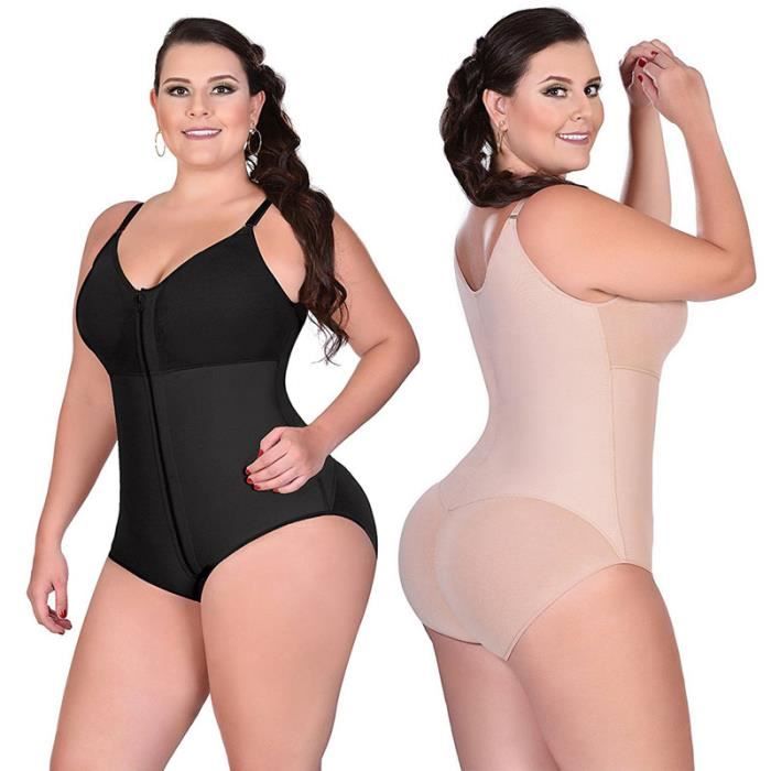 Haut Sculptant Femme Gainant Ventre Plat - Débardeur Sans Manches - Soutien-gorge Intégré - Bretelles Ajustables - Sans Couture - 14