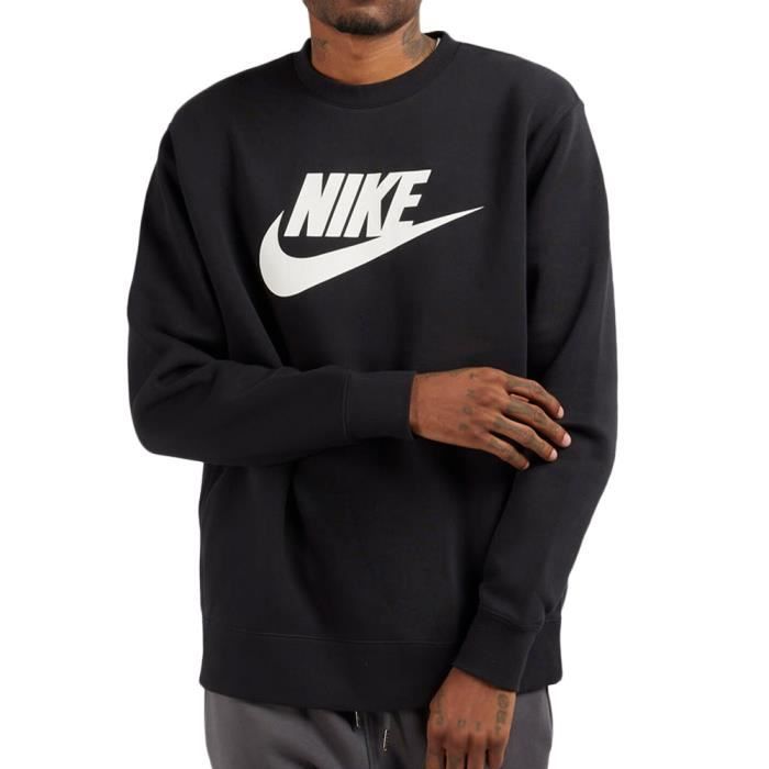 Sweat noir on sale homme nike