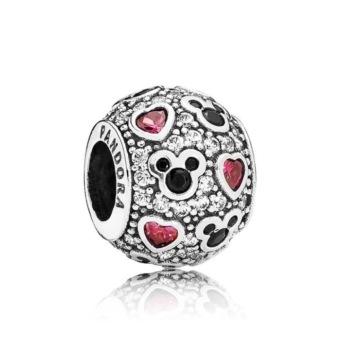 Pandora charm disney mickey et c urs scintillants 791457CZ