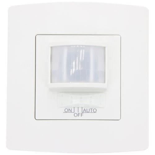 Interrupteur détecteur à infrarouge PROFILE - Mouvements 210° - 500 W - Blanc