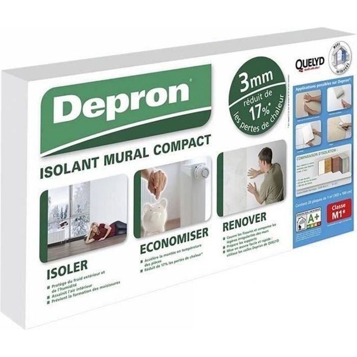 Plaques de polystyrène 3mm x20 DEPRON