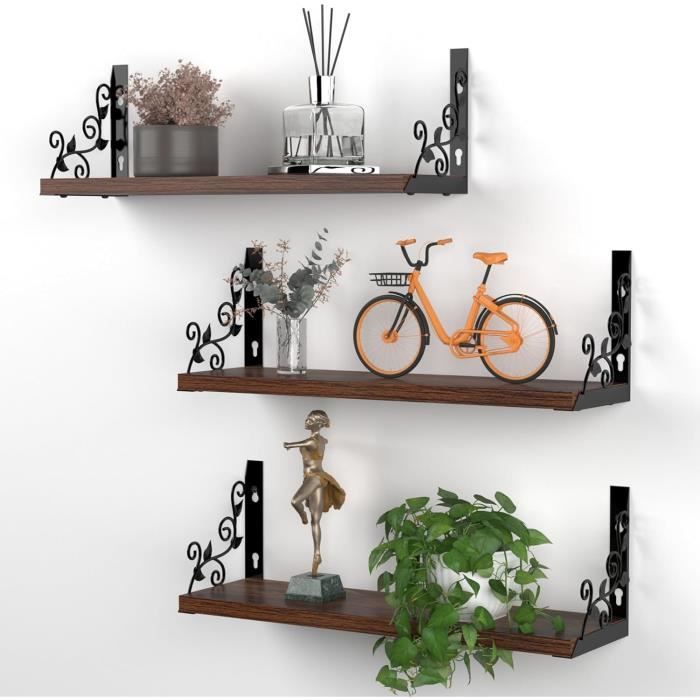 Paravent De 3 Pans En Métal Coloris Doré - Longueur 129 X Hauteur 180 X