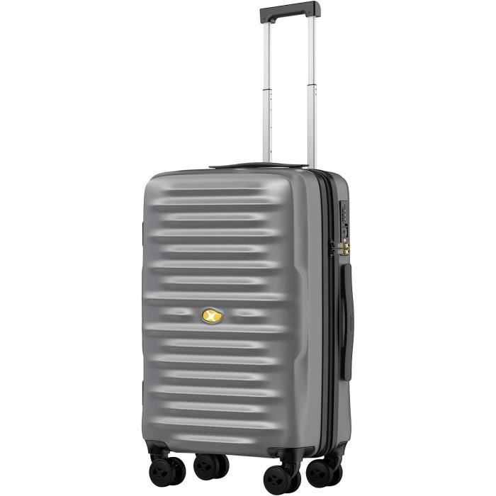 Valise Cabine Sea Choice – Ouverture Frontale Pour Ordinateur, 4 Roues Doubles, Serrure TSA, Charge USB, Idéale Voyage Courte Durée