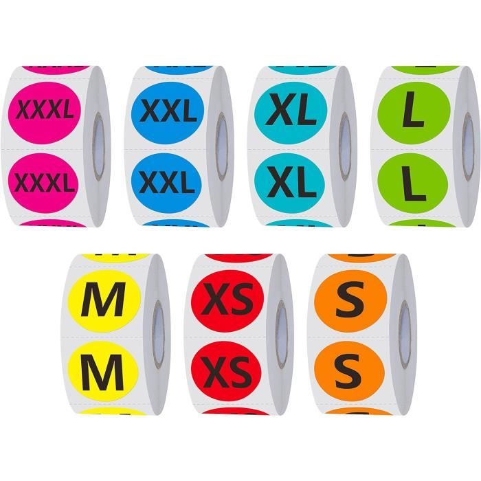 Lot De 500 Étiquettes Rondes Orange 50 Mm – Autocollants Imperméables Et Inscriptibles Pour Organisation Et Marquage