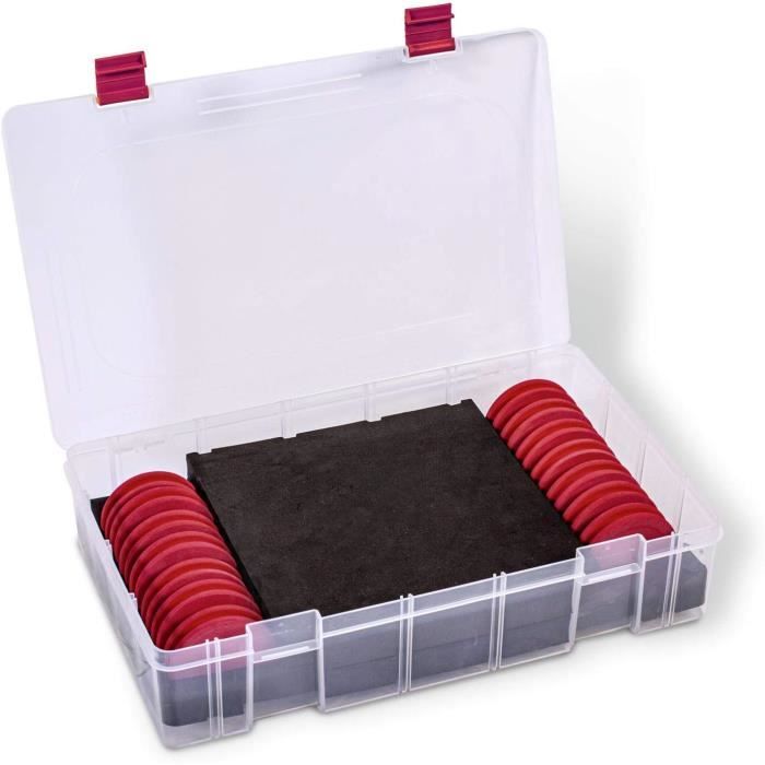 Carp Rig Box – Boîte De Rangement Pour Montages Carpe – Avec Planche à Pins – SODIAL