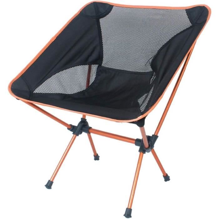 Chaise De Camping Pliante En Bambou Charge 150KG Avec Dossier Ajustable 48/60CM En Toile Légère Sac De Transpor Naturel