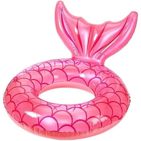 Bouée Gonflable Anneau De Natation, Flottante De Piscine De Sirène