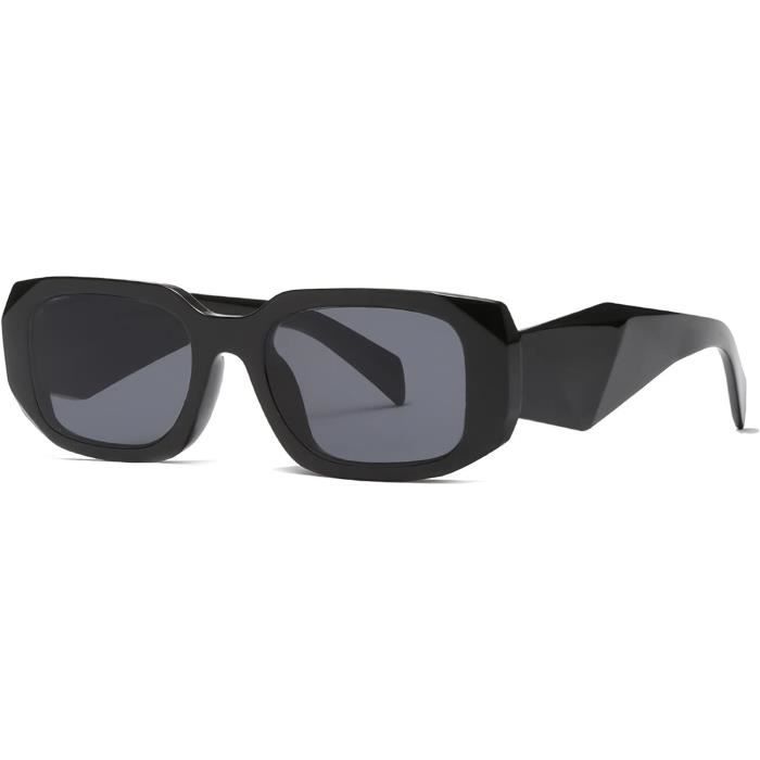 Lunettes De Soleil Rectangulaires Vintage - Unisexe Homme/femme - Verres Protection UV - Style Rétro élégant
