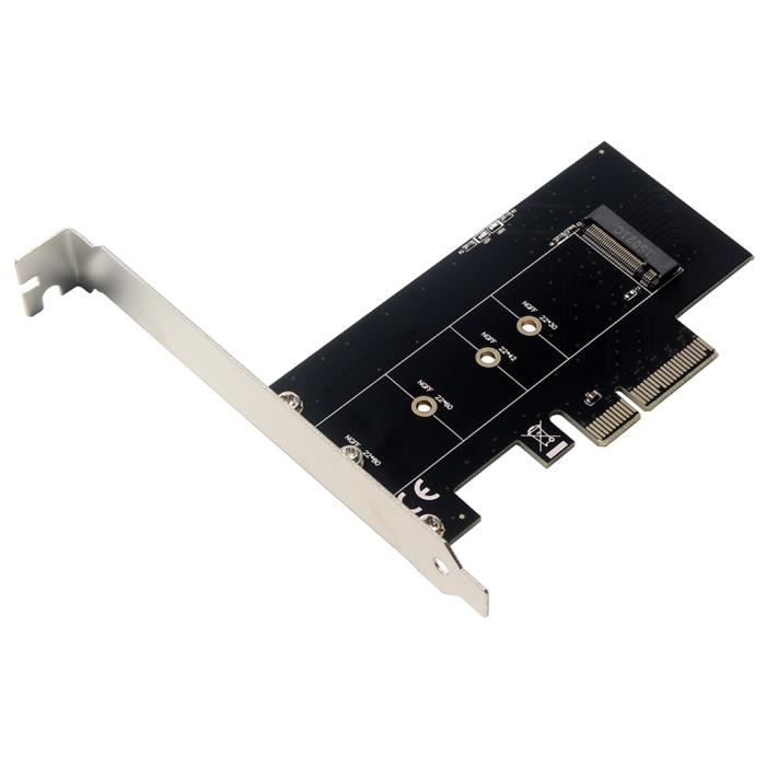 Lot De 2 Adaptateurs NGFF M.2 NVME Pour SSD 2230 2242 2260 2280 - Carte Extension
