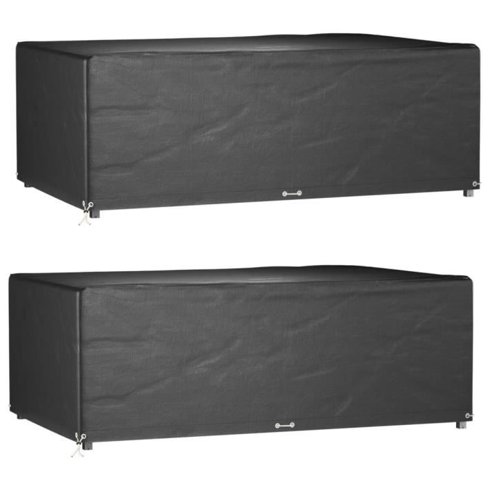 vidaXL Housses salon jardin 2 pcs - vue 8