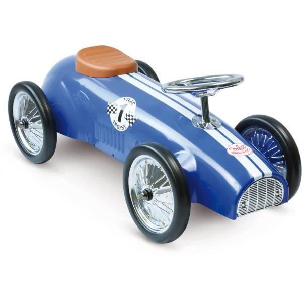 Vilac 1113 Porteur voiture de course bleu Cdiscount Jeux