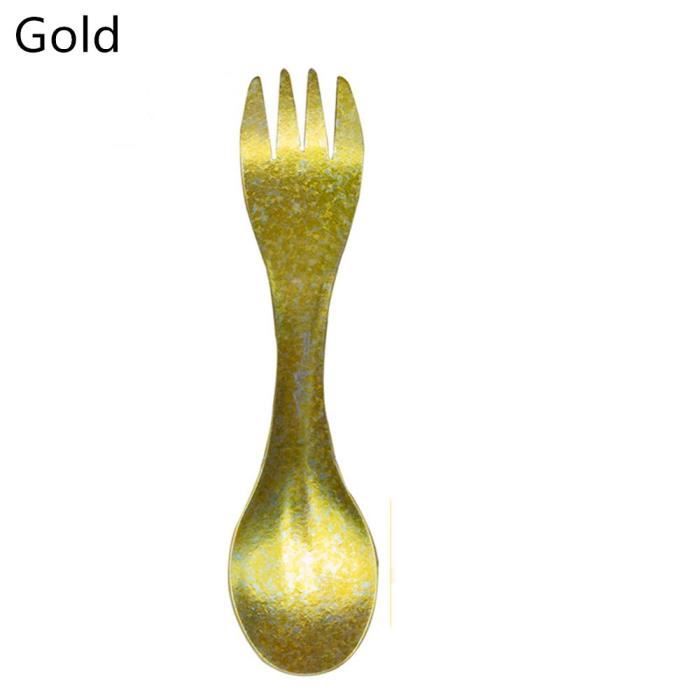 Cuillere fourchette spork titane MSR de randonnée bivouac ultra légère