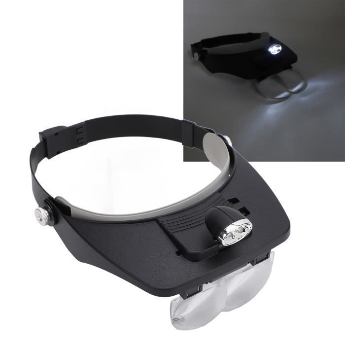 Sintron 3ᵉ Main Avec Loupe LED Inclinable Et Hauteur Réglable – Support Fer à Souder, Pinces Et éponge – 0,8 Kg
