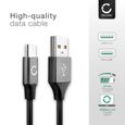 934233 - Câble Micro USB de 2m pour HUION HS64 / New 1060 Plus / WH1409 transfert de données et charge 2A gris en Nylon-1