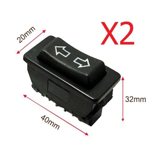 PARTS ZIO Interrupteur Commande Bouton Lève-Vitre Et Rétroviseur Pour