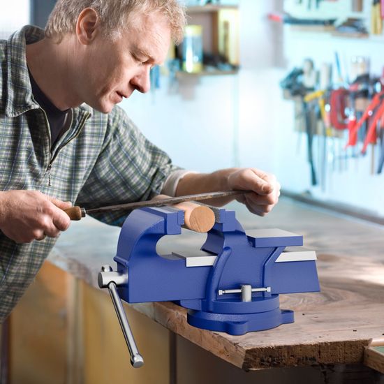 Étau D'atelier WilTec 150mm Avec Enclume - Charge 11,5 Kg - Neuf - Pour établi