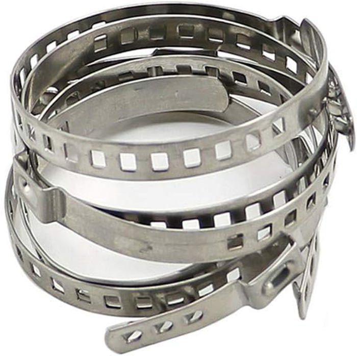 12 Pièces Collier Soufflet Cardan Acier Inox - 6 Petites + 6 Grandes Ajustables