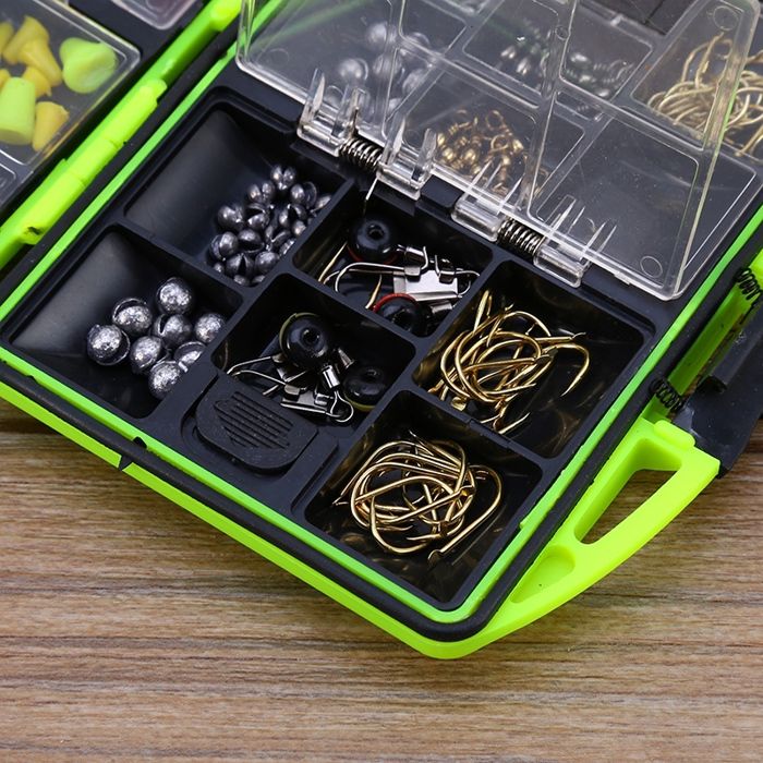Ensemble 101 Pièces Leurres Pêche Complet Avec Pinces Et Boîte De Rangement