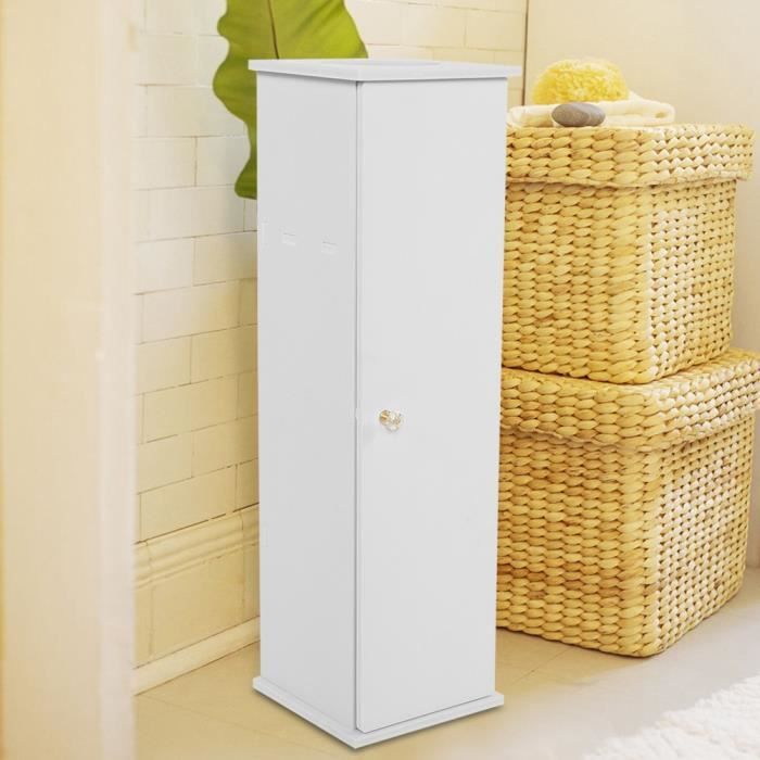 Cabinet de papier de toilette Support de meuble pour salle de bain  blanc-YES - Cdiscount Bricolage