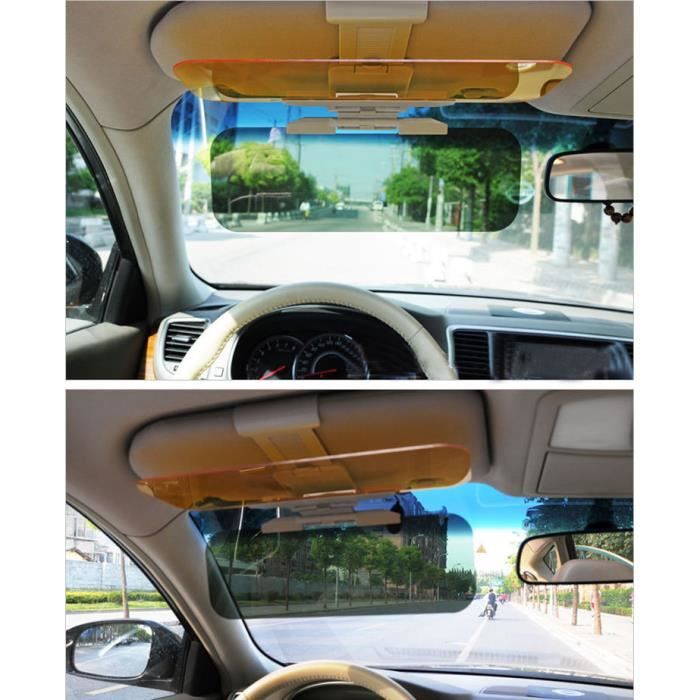 Retroviseur sécurité 2 en 1 Miroir Pare-soleil anti-éblouissement pour  Voiture - Cdiscount Auto