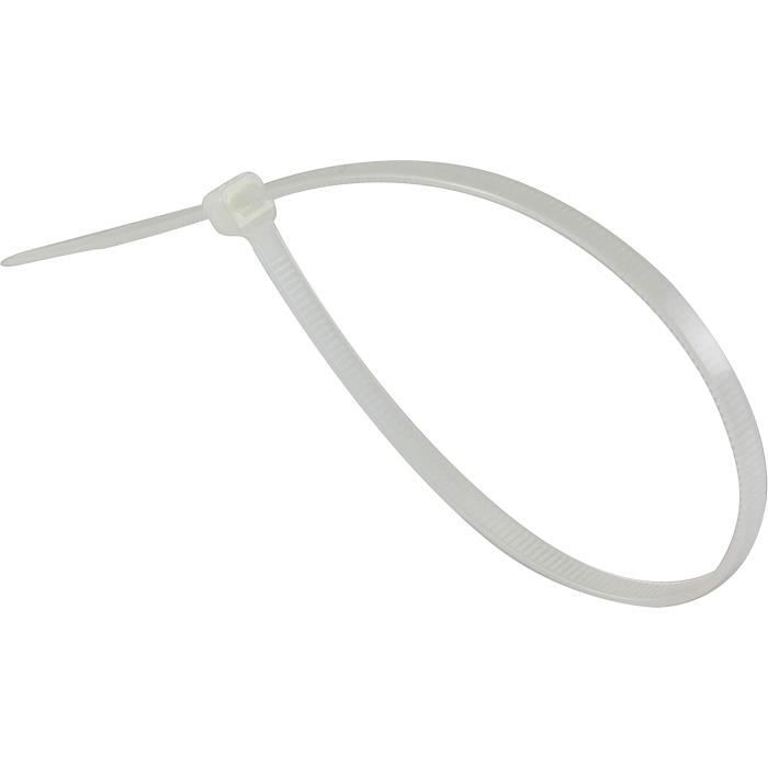 Gocableties - Collier de Serrage en Nylon - 200 mm x 4,8 mm - Noir -  Attache Câble Résistant aux UV - Serre-Câbles - Lot de 100 Pièces :  : Bricolage