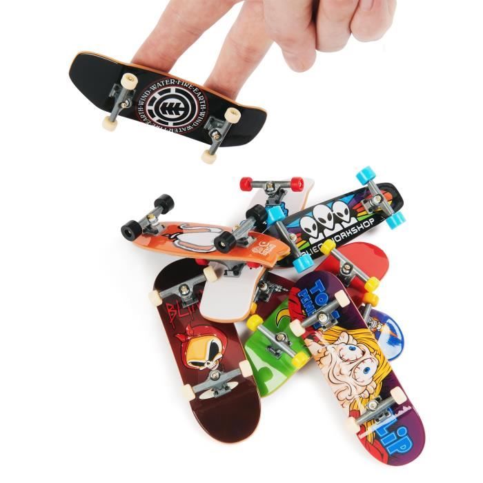 TEC® Mini skateboard doigt tech deck star pro enfant bois noir pas cher  finger jouet planche à roulettes cadeau anniversaires - Cdiscount Jeux -  Jouets