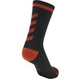 Chaussettes HUMMEL Elite Indoor Sock Low - Noir et Rouge-2