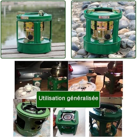 Réchauparaffine BAT - Cuisinière Kérosène Vintage, Camping Randonnée, Brûleur Simple