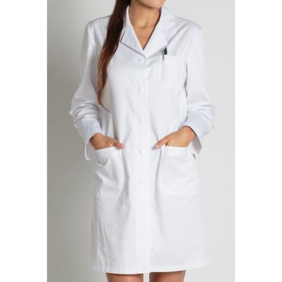 Blouse Blanche Classique A Manches Longues L Blanc Achat Vente Chemisier Blouse 3701183111138 Cdiscount