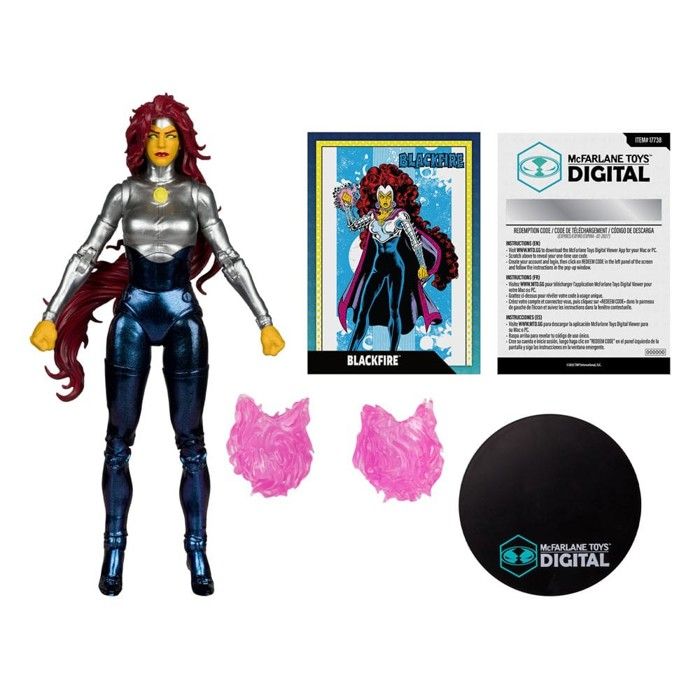 McFarlane DC Direct McFarlane Digital Blackfire (The New Teen Titans