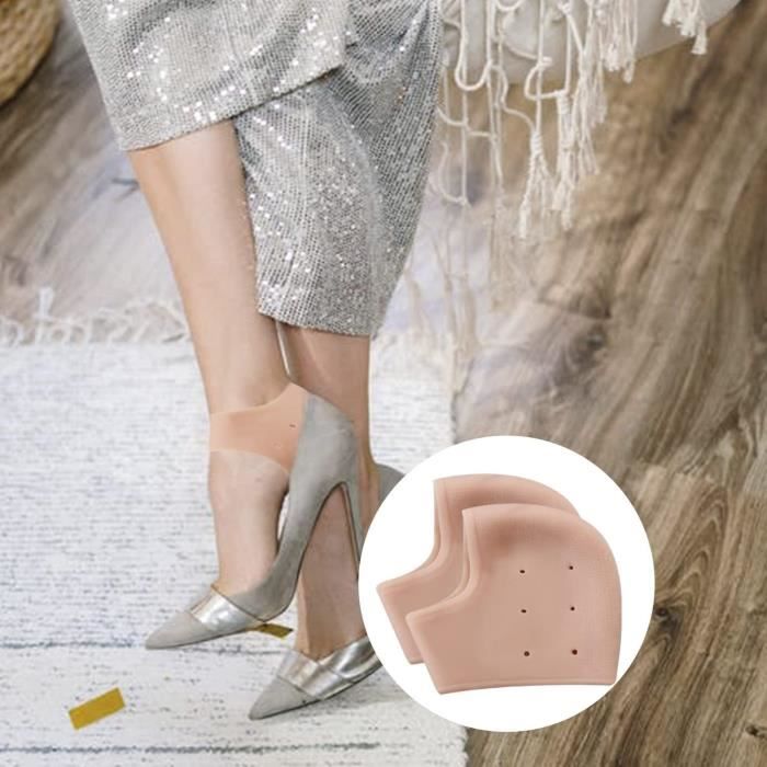 Protège Talon Pour Chaussures Silicone 2 Paires Protection Cheville