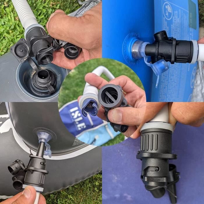 Adaptateur De Valve Pour Bateau Gonflable - Canoë, Paddle, Pratique, Neuf, Origine Chine