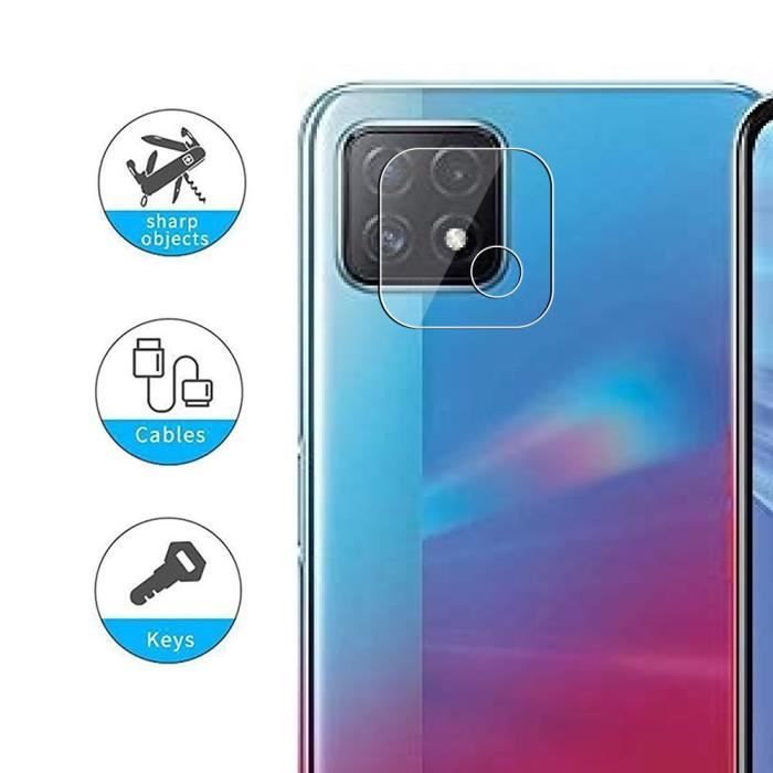 Protection écran Verre Trempé Pour OPPO A6 Pro 5G – 2 Films écran + 2 Protections Caméra – Dureté 9H, Anti-rayures, Sans Bulles