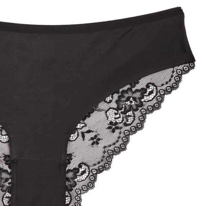 Culotte passionata Femme PASSIONATA Noir Cdiscount Pret a Porter