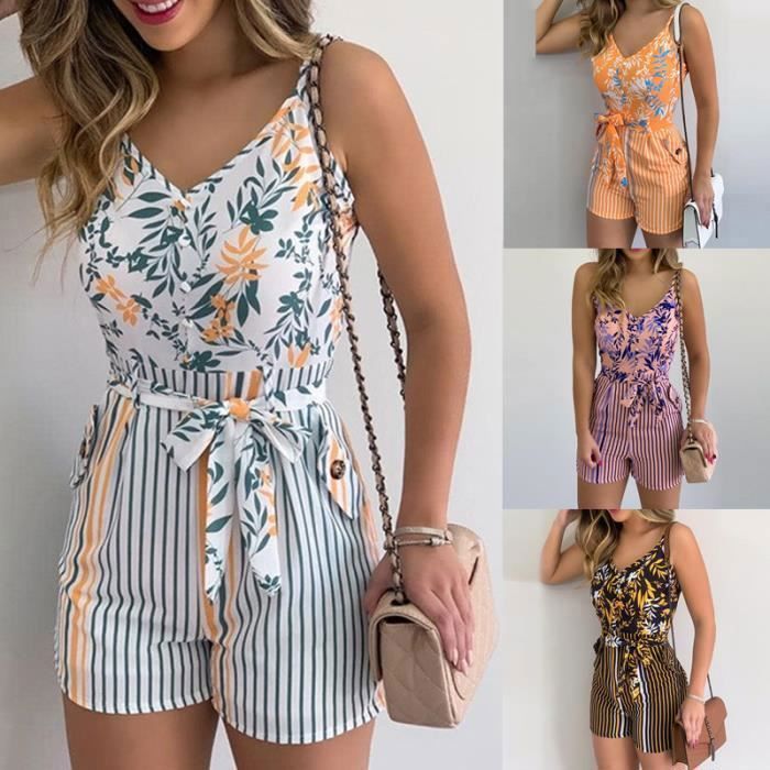 Combishort online imprimé tropical