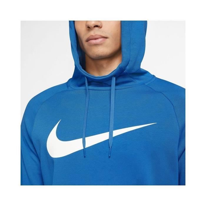 Sweat NIKE M NK DRY HOODIE PO Bleu Homme Manches longues Col capuche Bleu Cdiscount Pret a Porter