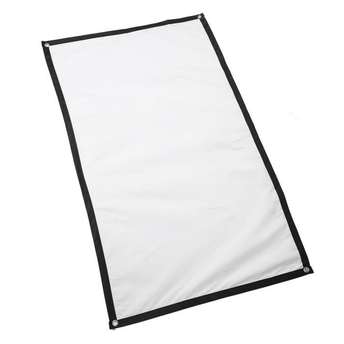 Écran De Projection Portable 60 Pouces 4:3 Anti-Lumière - Toile Pliable Pour Home Cinéma Et Présentations