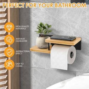 Porte-Rouleau Pour Papier Toilette Mural Avec Ventouses De Fixation Porte-Rouleau Pour Papier Toilette Mural Avec Ventouses De Fixation