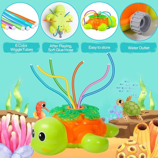 Pistolet à eau,Jouet d'arrosage à jet d'eau pour enfants,pulvérisateur rotatif,jeu de jardin