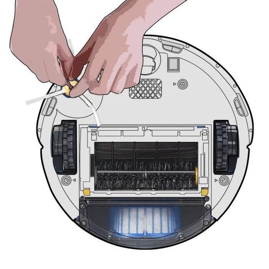Kit brosse pour Roomba série 600 - Kit de 10 pièces accessoires