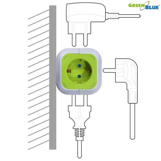 3 Voie Puissance Cube Prise Avec 3 USB Ports & 1.4M Électrique Extension Câble – 3 Voie Puissance Cube Prise Avec 3 USB Ports & 1.4M Électrique Extension Câble –