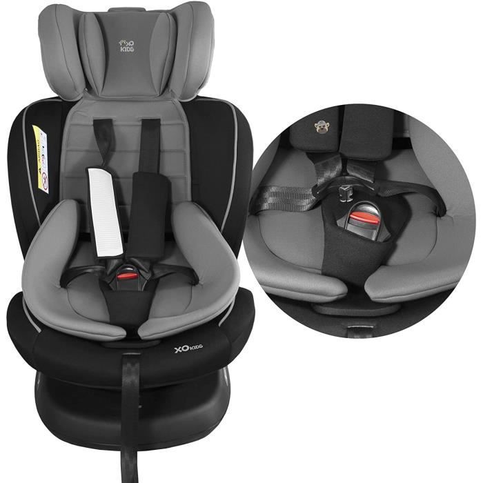 XOMAX S64 Siège Auto Isofix pivotant 360 degrés I inclinable I