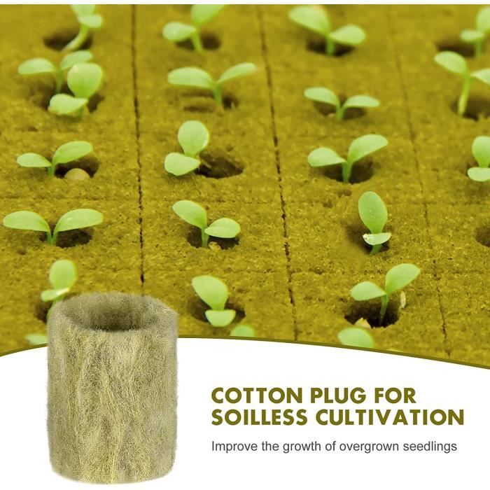Lot De 28 Cubes En Laine De Roche - Tapis De Culture Sans Fond - Pour Culture Hydroponique - Substrat De Culture Sans Fond - Laine De Roche Pour Boutures, Propagation Des