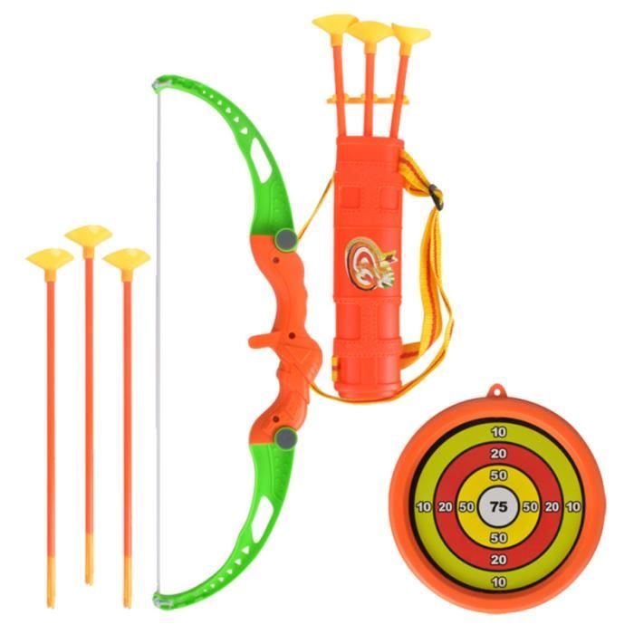 BLUE SKY Set De Tir à L'Arc Enfant - Jeu D'Adresse Plein Air Avec Cible, Arc Et Flèches Dès 6 Ans