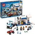 LEGO® City 60139 Le poste de commandement mobile de police, Kit de Construction Jouet Camion et Moto pour Enfants 6 ans et +-0