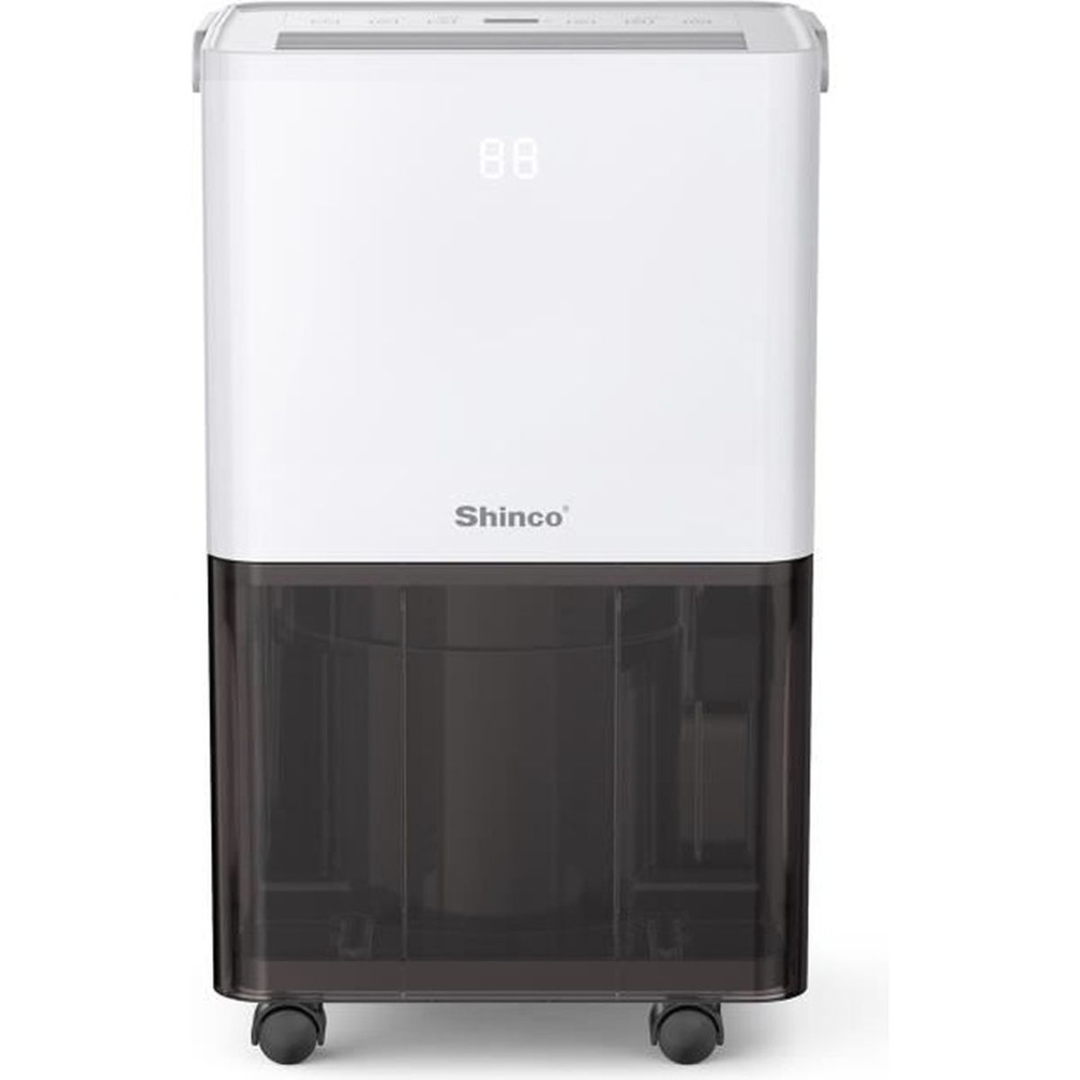 Déshumidificateur D'air 1700ml Homtronics - Minuterie 8/12/24h, LED 7 Couleurs, Silencieux, Pour Chambre, Salle De Bain, Placard
