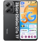Téléphone Portable 5G Oscal Tiger 13 6.67" (8+16)Go RAM 256Go/SD 1To Caméra 50MP 5000mAh Android 14 NFC Dual SIM GPS - Noir